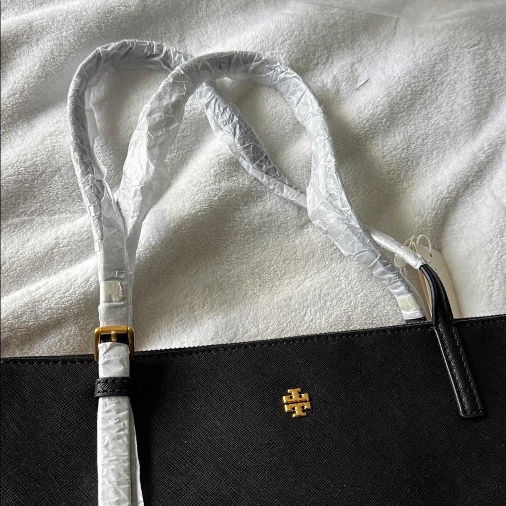 Tory Burch Elegant Black Tote/Work Bag - Picture 3 of 8